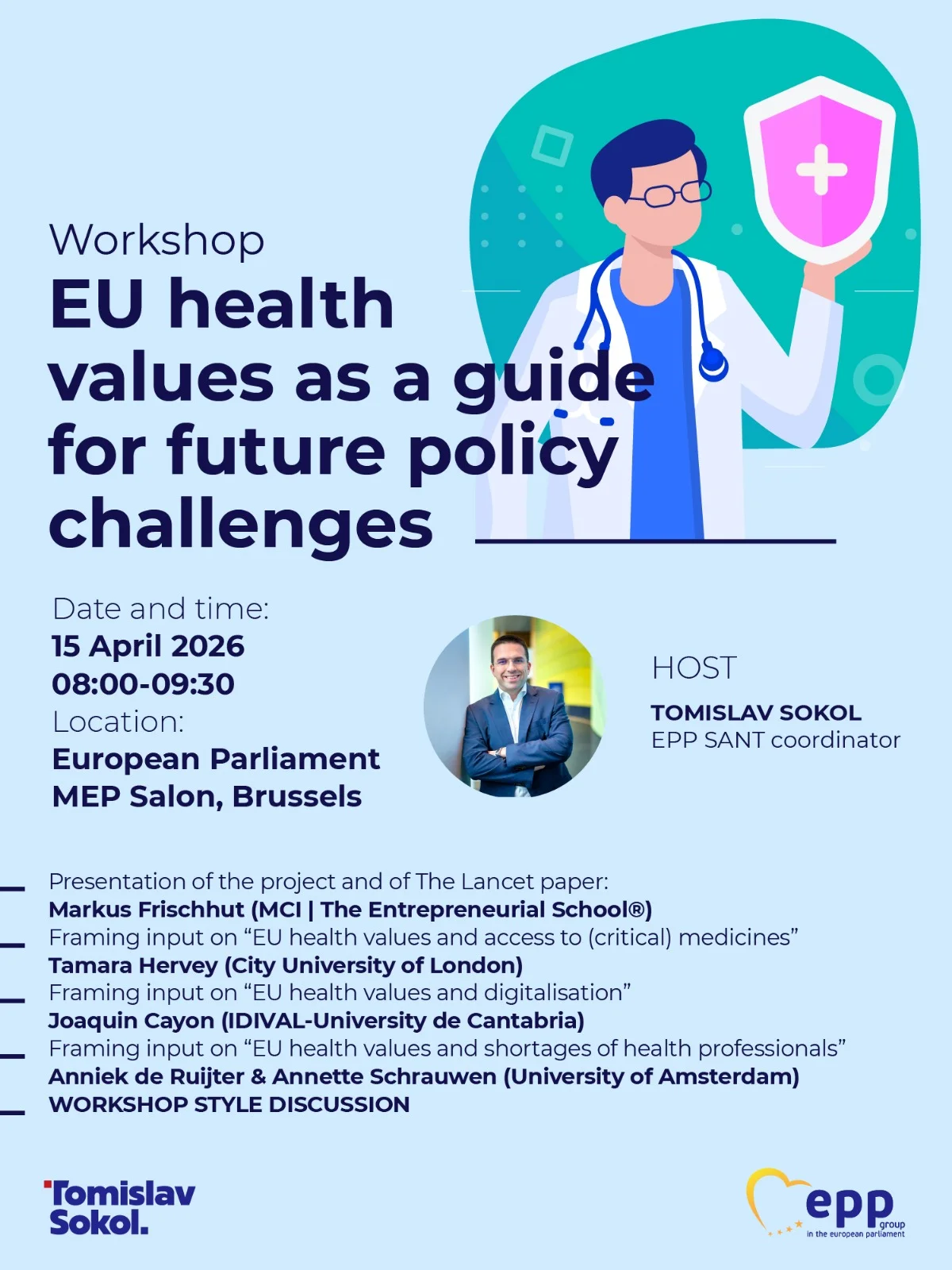 Research Workshop Revisiting the 2006 Health Values and Principles: Contribution to a real European Health Union?